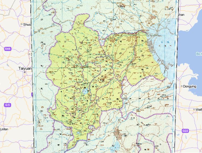 中国东汉时期冀州刺史部在线历史地图