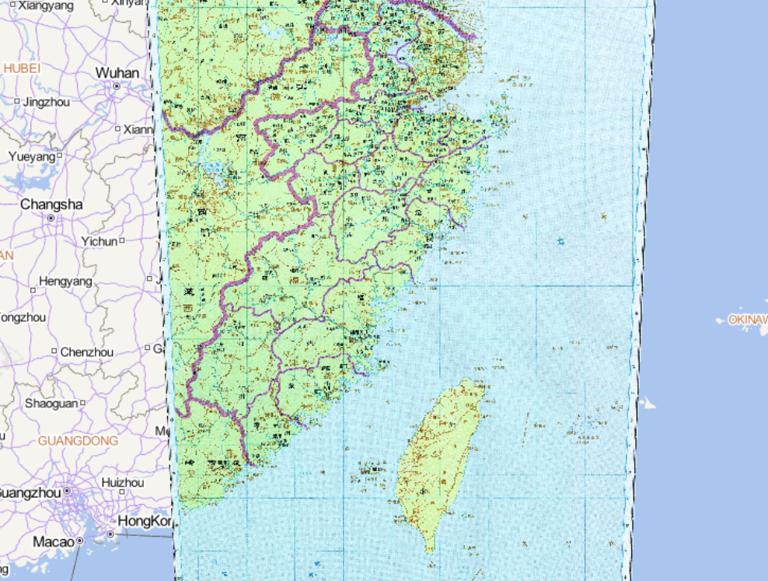 中国唐朝时期江南东道历史地图