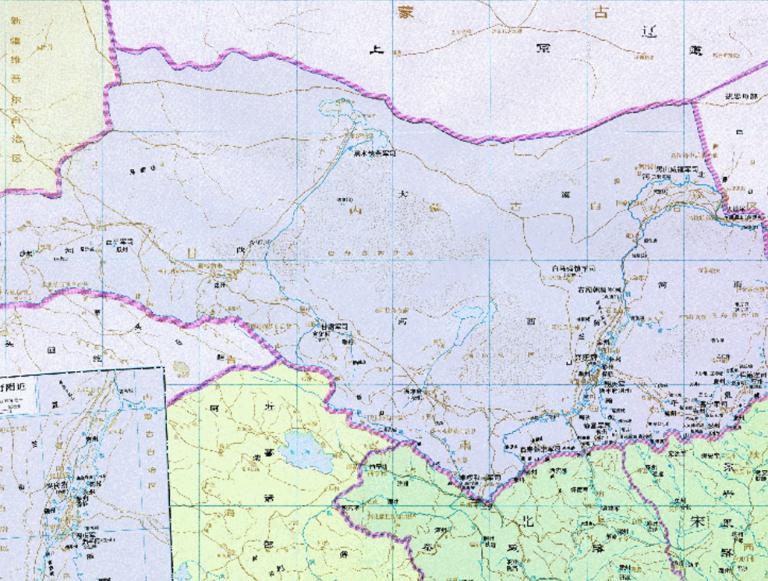 中国北宋、辽时期西夏历史地图