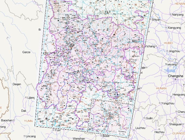 中国明代时期四川历史地图
