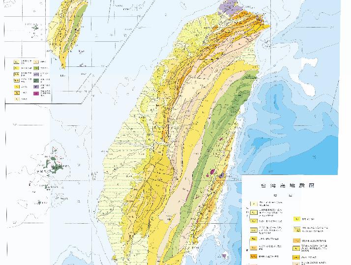 中国台湾省地质在线地图