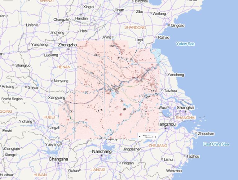 中国东晋时期淝水之战形势（383年）在线历史地图