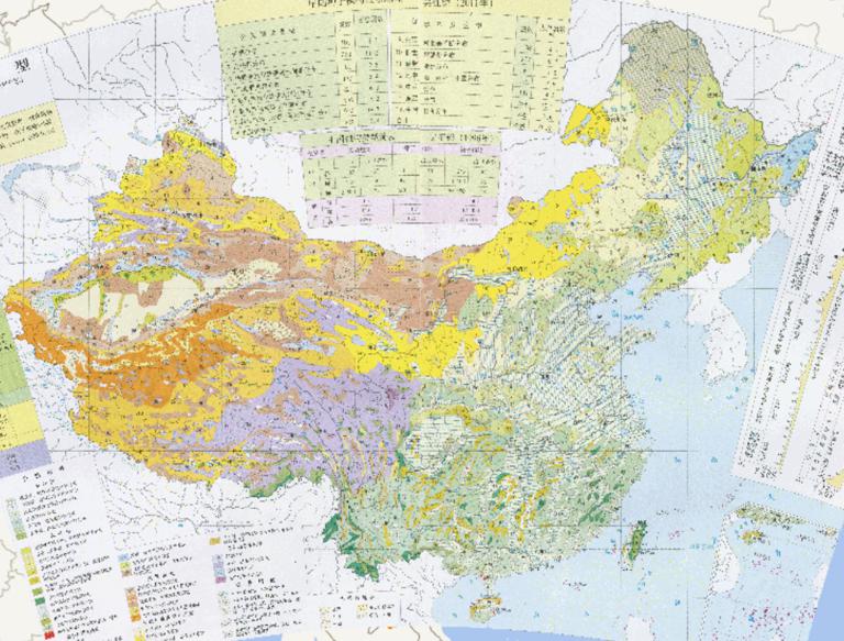 中国植被类型（1980年）在线地图