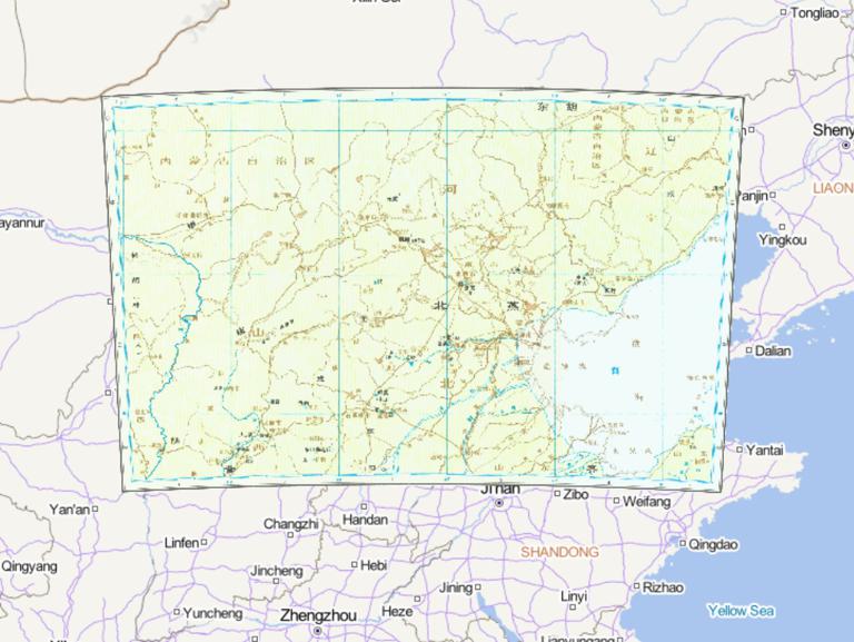 中国春秋时期北燕国历史地图