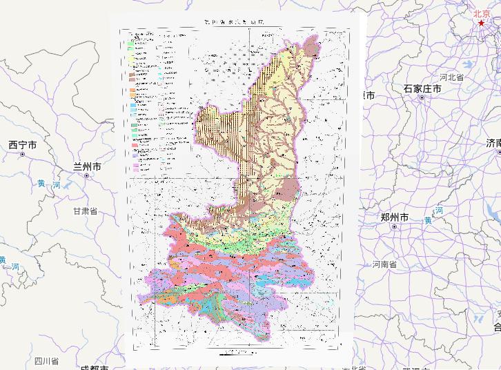 中国陕西省水文地质在线地图