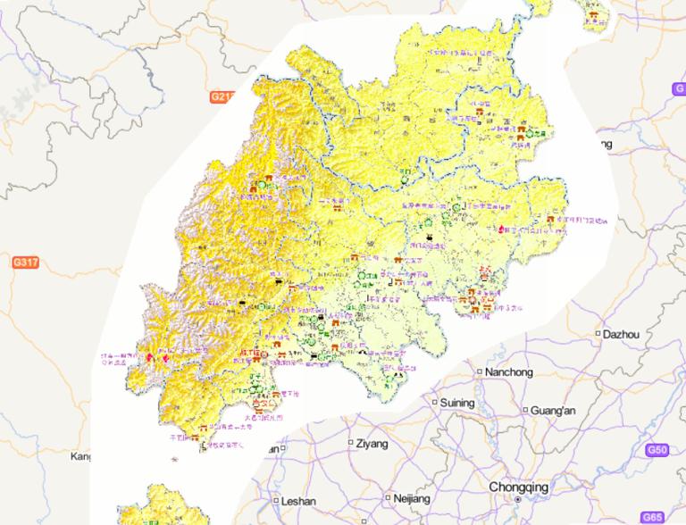汶川灾区主要文物保护单位和历史文化名城