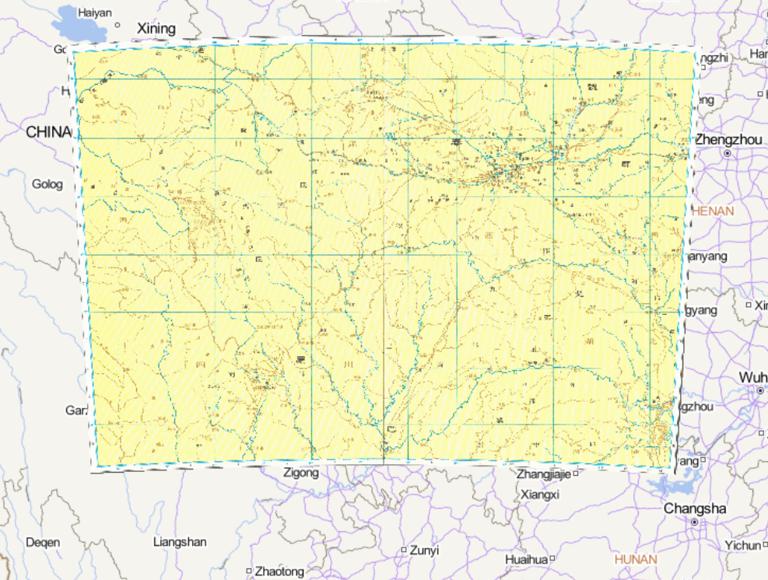中国战国时期秦国、蜀国历史地图