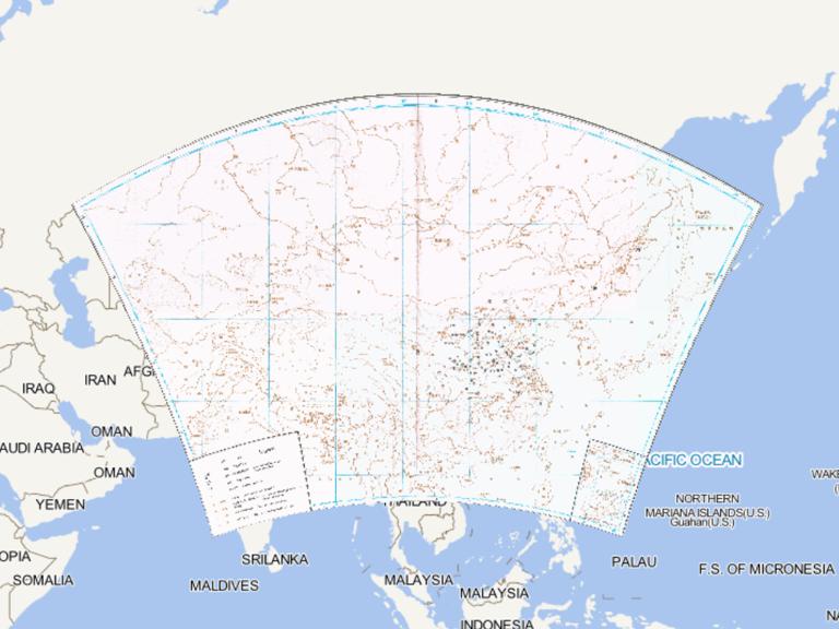 中国商朝时期历史地图