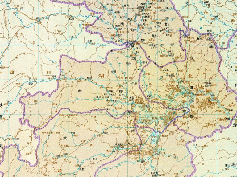 中国东汉时期荆州刺史部在线历史地图