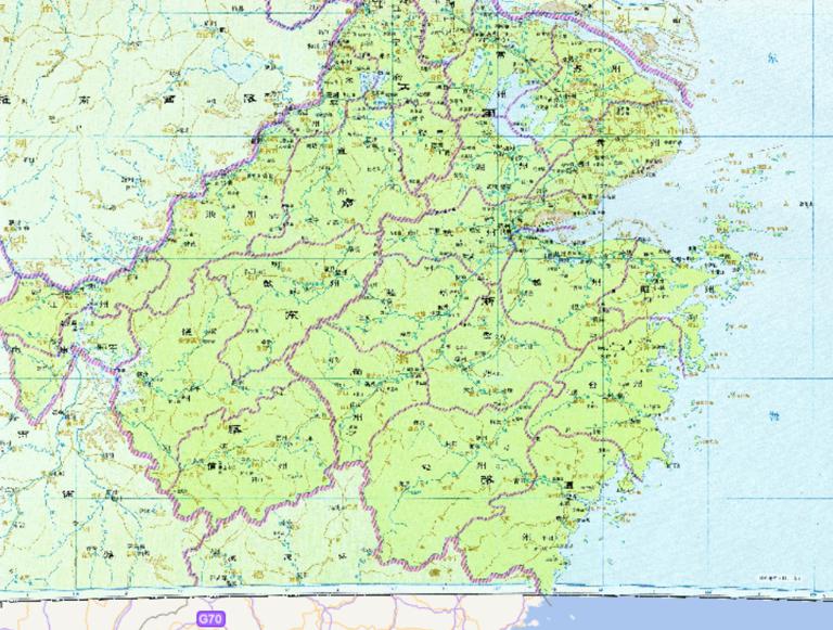 中国北宋、辽时期北宋两浙路历史地图