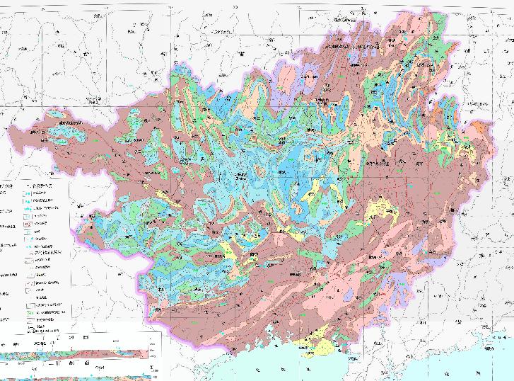 中国广西壮族自治区水文地质在线地图