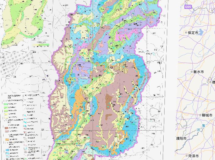 中国山西省水文地质在线地图