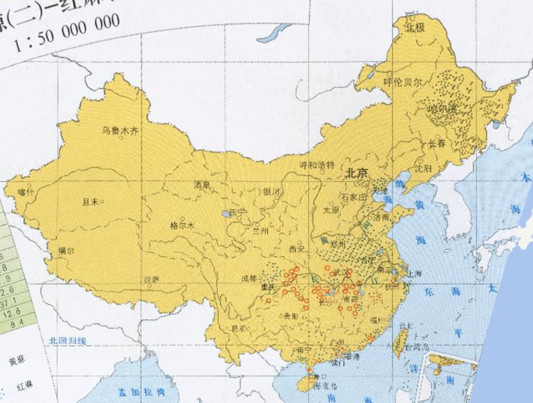 中国纤维作物资源（红麻、黄麻、苎麻、亚麻）在线地图
