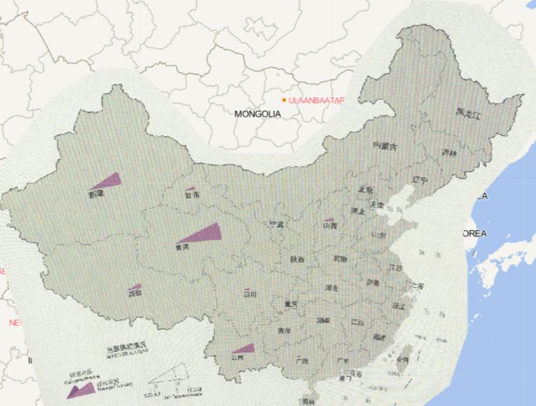 2016年中国地震灾害分省房屋倒损情况在线地图