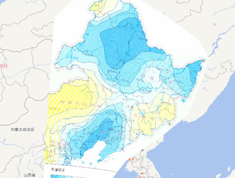 2010年7月中旬中国东北洪涝灾害旬降雨量距平在线地图