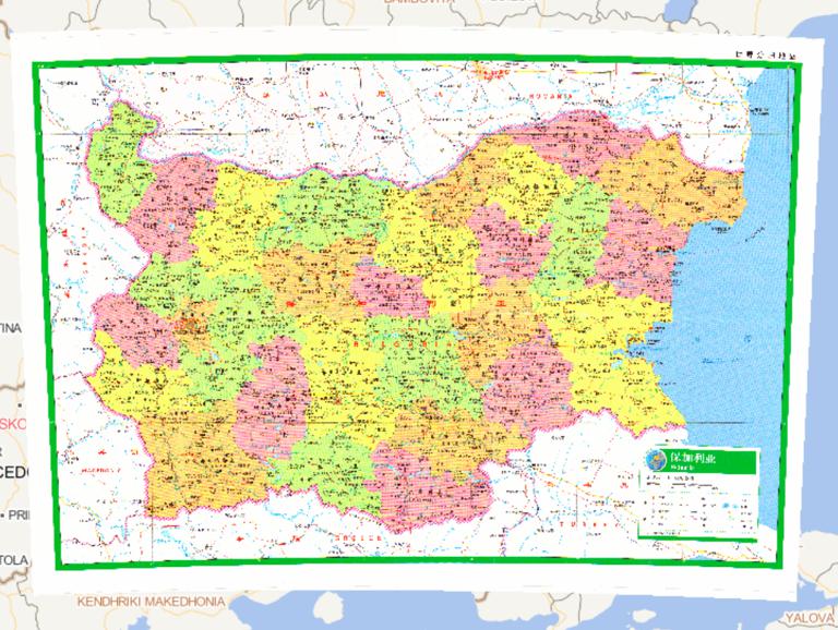 世界分国地图之保加利亚在线地图
