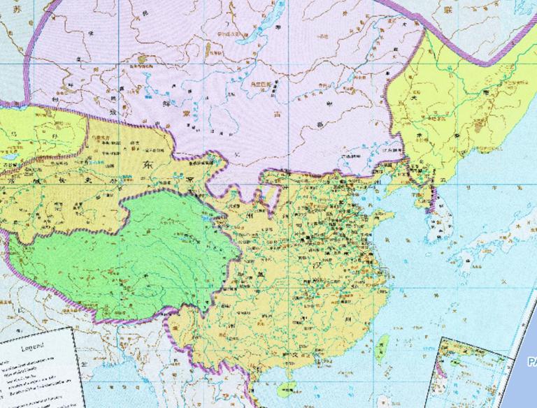 中国东汉时期在线历史地图