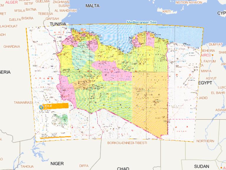 利比亚在线地图
