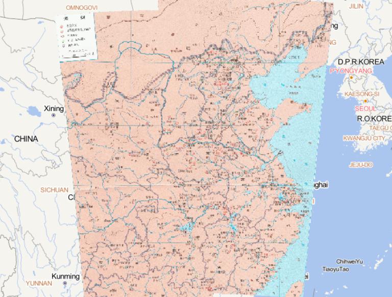 中国明万历年间阶级斗争形势（1573-1619年）的在线历史地图