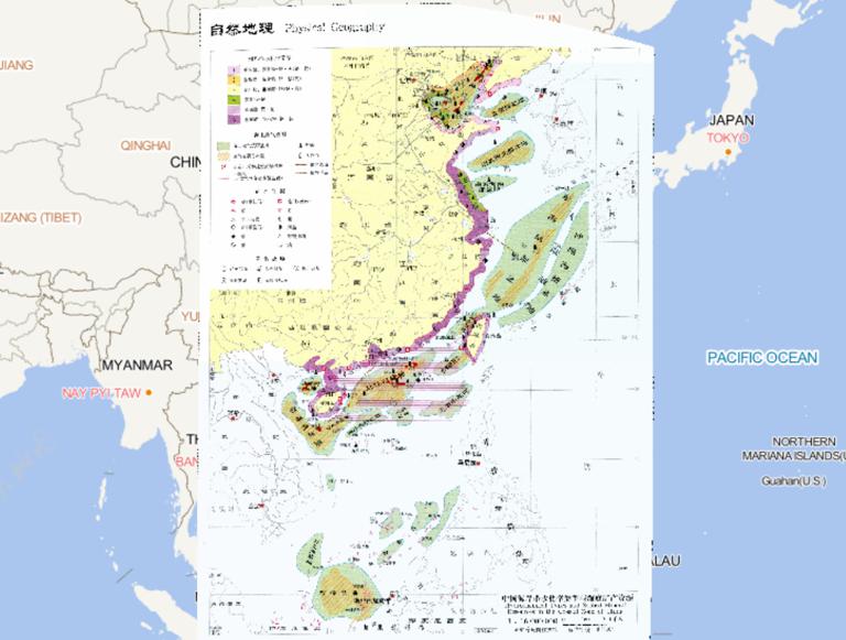 中国海岸带水化学类型与海底矿产资源在线地图