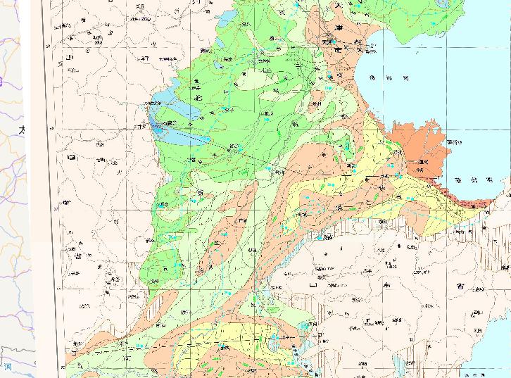 中国黄淮海平原深层淡水水文地质在线地图