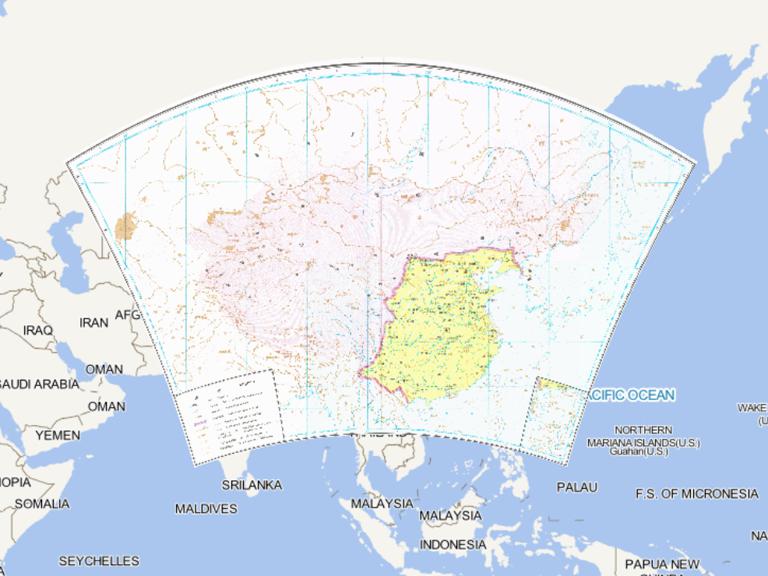 中国秦朝时期历史地图