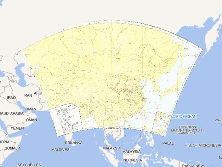 中国原始社会遗址历史地图