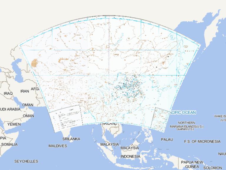 中国西周时期历史地图