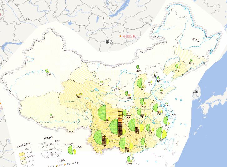 2010年中国林木、人员及其他损失在线地图