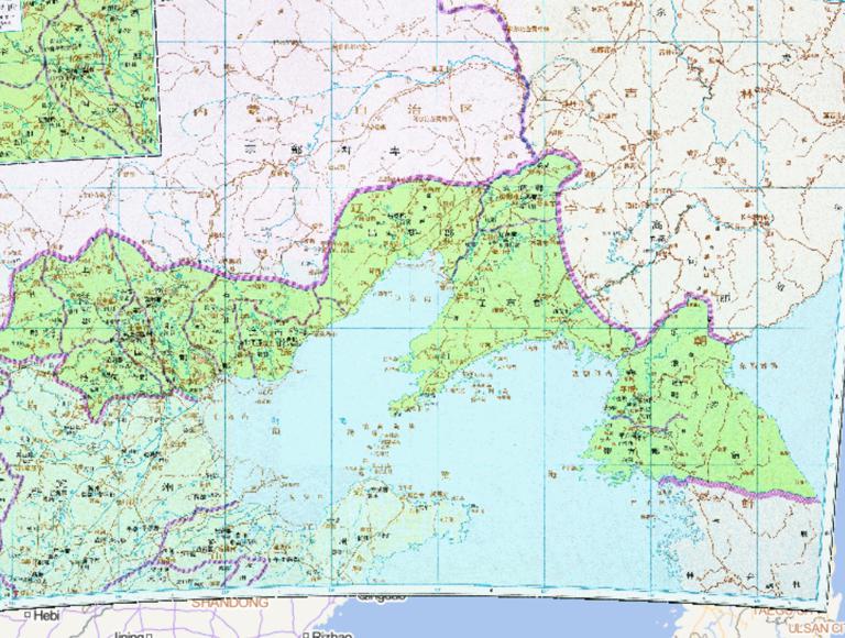 中国三国时期魏国幽州历史地图