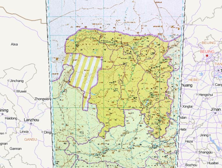 中国东汉时期并州刺史部在线历史地图