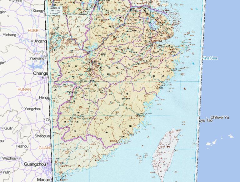 中国西晋时期扬州历史地图