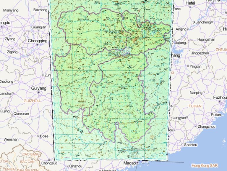 中国南北朝时期南朝齐荆州、郢州、湘州历史地图