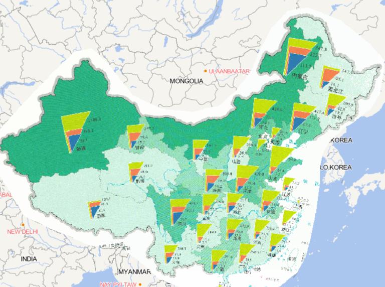 2014年中国林业有害生物分布在线地图