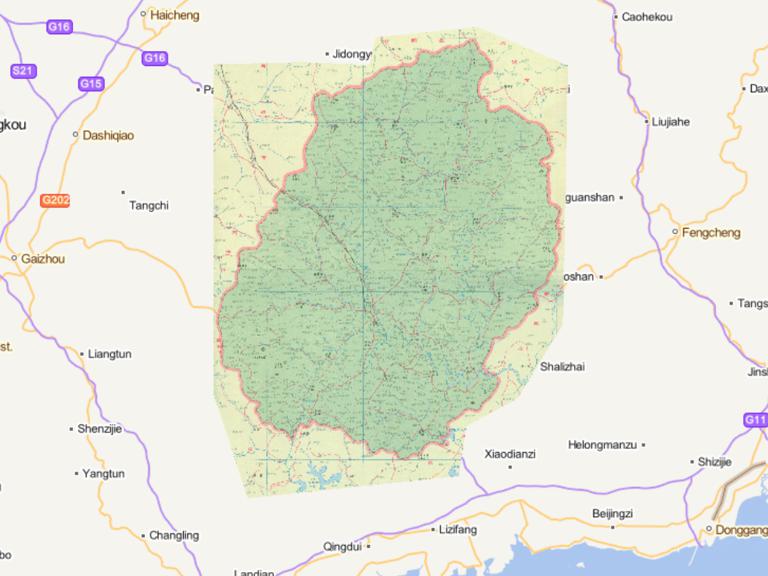 中国辽宁省鞍山市岫岩满族自治县在线地图