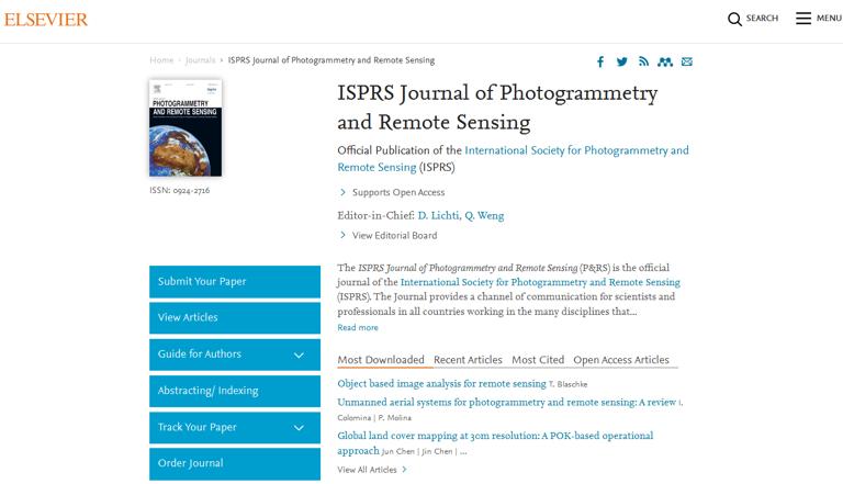 摄影测量学与遥感杂志
