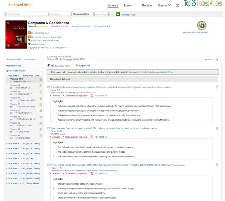 计算机与地球科学