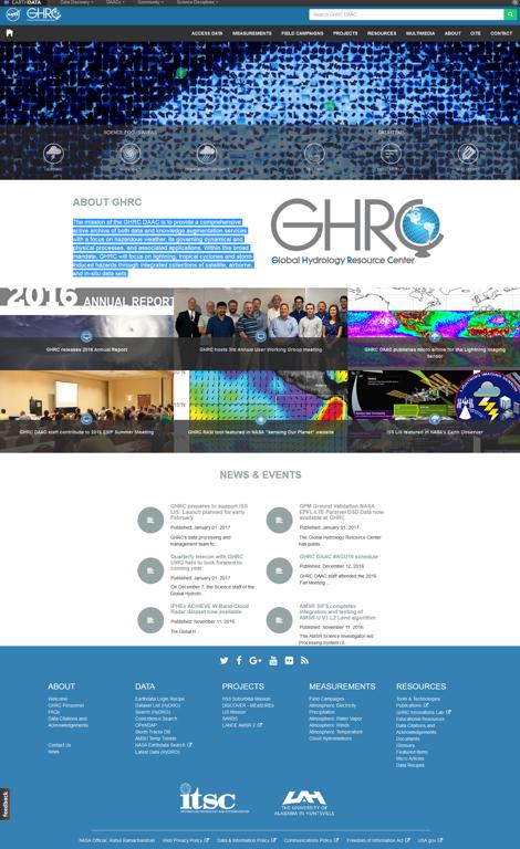 全球水文资源中心(GHRC)