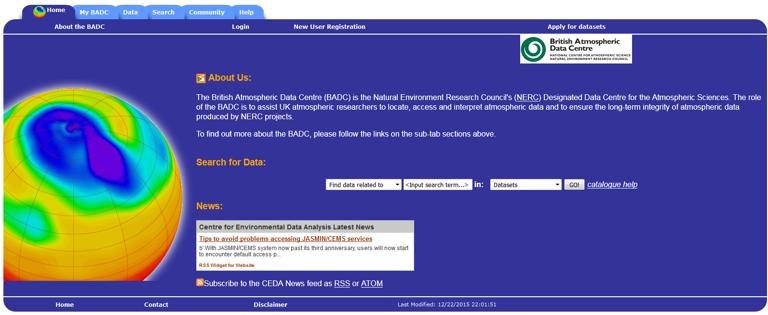 英国大气数据中心