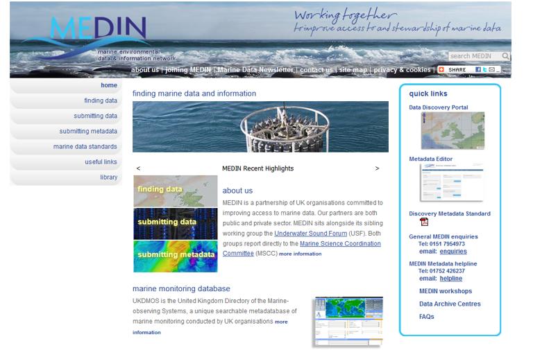 英国海洋环境数据网络