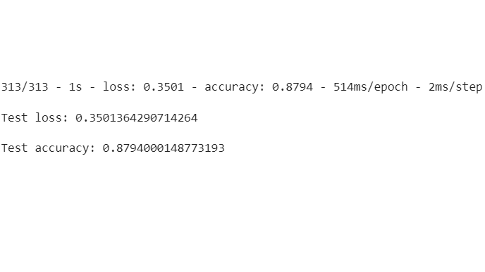 用Python对服装图像进行分类