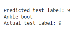 用Python对服装图像进行分类