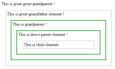 jQuery parentsUntil() 实例