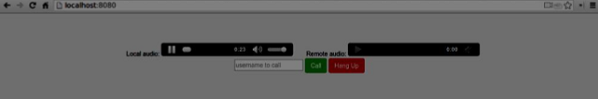WebRTC 语音演示
