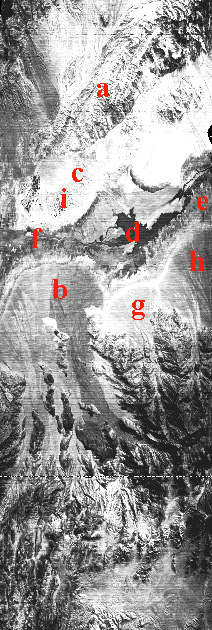 B/W TIMS daytime overflight image of Death Valley, August 17 1982 - Band 1.